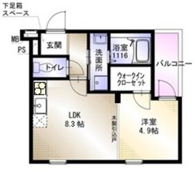 フジパレスsun eight 1の物件間取画像